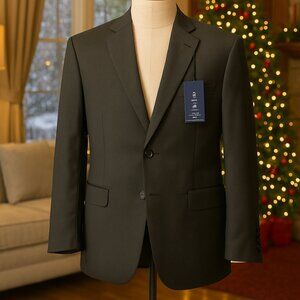 Stafford 52L Cool-Max EcoMade Stretch Fabric Classic Fit Charcoal Jacket